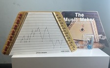 VTG The Music Maker Lap Harp Zither Instrument With Tuning Card And Songs