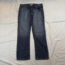 Rocawear Jeans Mens 36x32 Blue Denim Straight Leg Classic Fit Hip Hop Urban Y2K