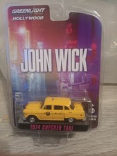  JOHN WICK 1974 Checker Taxi Cab NIP Greenlight Hollywood 1:64