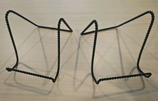  Twisted Black Metal Wire Easels - Stands for Display | 