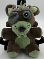 FNAF Five Nights at Freddy's Phantom Foxy Plush 7" Brown Green 2016 Funko