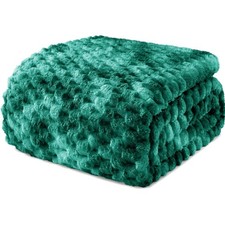 Elegante Jacquard-Fleece Decke 150x200 cm - Für stilvolle Wohnräume und Reisen