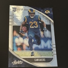 Panini 2020 Absolute Football Cam Akers Rookie Card #160 Los Angeles Rams. rookie card picture