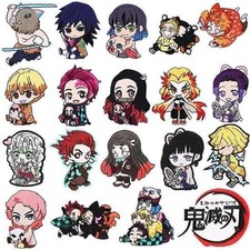 19 Pieces Anime Patches Embroidered Applique Sew on Iron multicolor