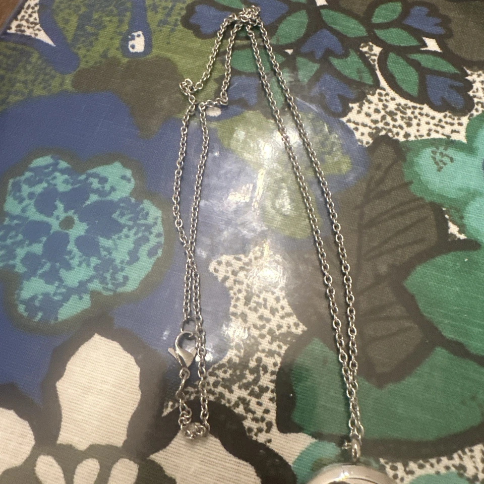 Collar medallón difusor aromaterapia aceite esencial árbol de la vida acero inoxidable Foto 3 de 4