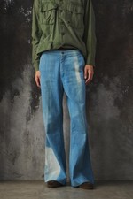 1970s Bell Bottoms Faded Jeans