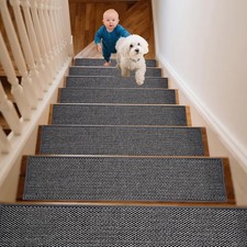 Wawiny 15 Pack Stair Treads For Wooden Steps Indoor 8 X 30 Carpet Stair Treads