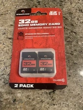 Stealth Cam 32GB SD Card 2 Pack High Speed Data Transfer for Trail Cameras