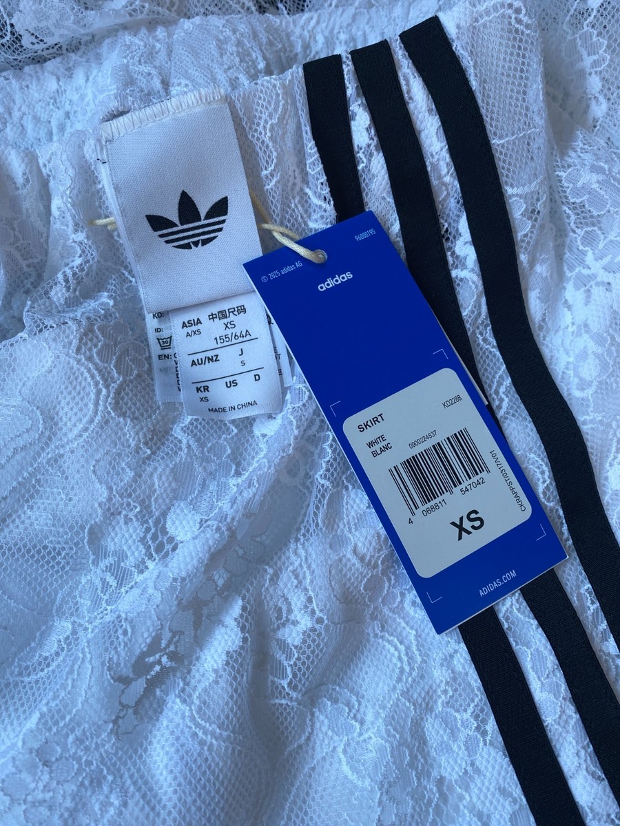 On Sale] adidas Originals Lace Skirt Women Lifestyle Dress White