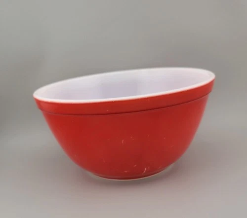 Pyrex Red #402 Primary Colors Mixing Nesting Bowl