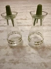 Pyrex Corelle Vintage Salt & Pepper Shakers Spring Blossom Crazy Daisy