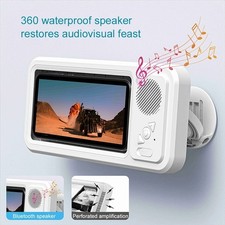 Wall Mounted IPX4 Waterproof Speaker Stand for Bath Phone Holder with Seamless