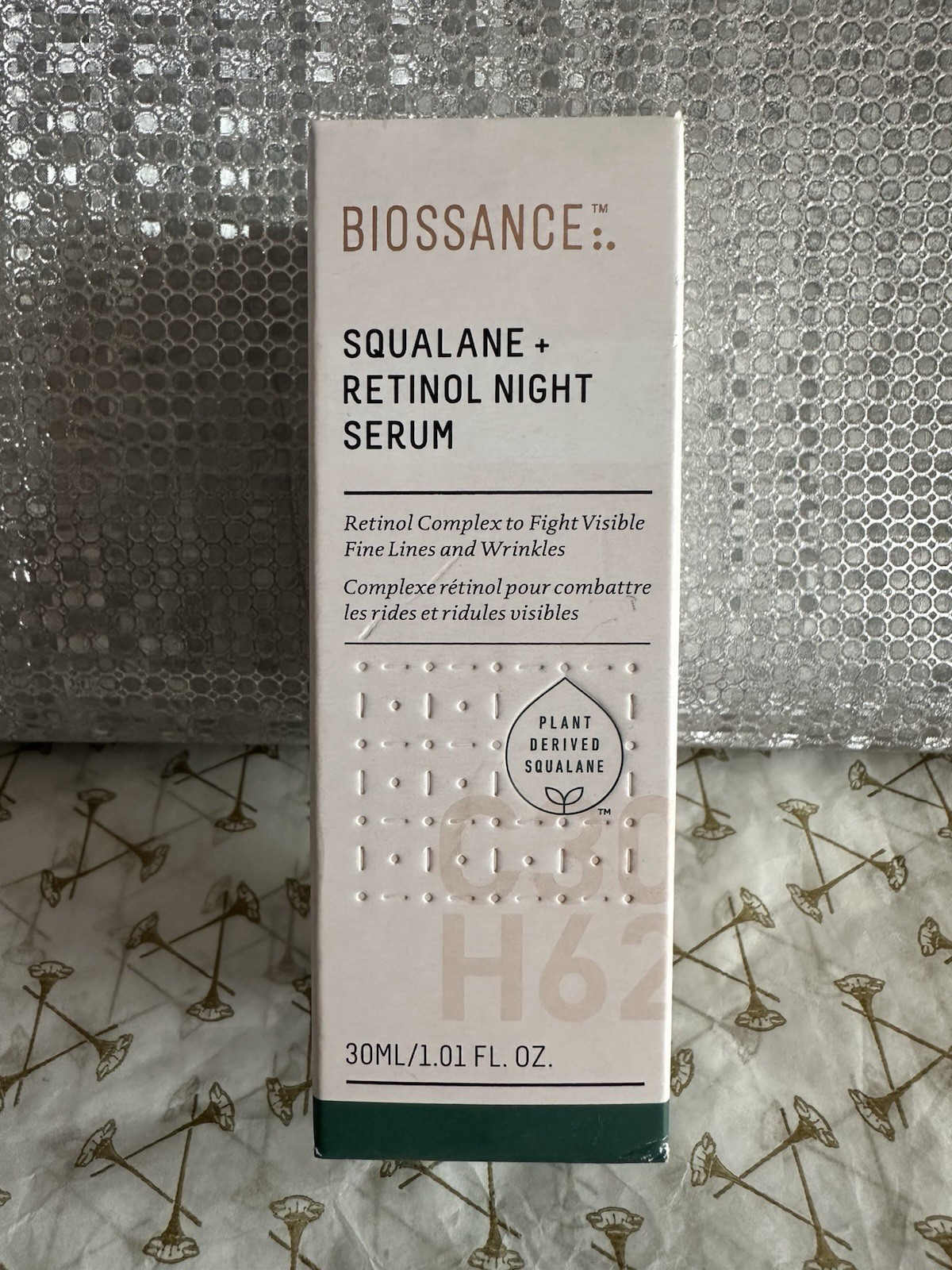 Biossance Squalane + Retinol Night Serum 30ml New and Boxed