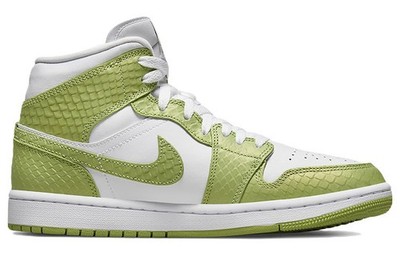 Air Jordan 1 Mid Se 'Green Python' Women's DV2959-113 Women's | eBay