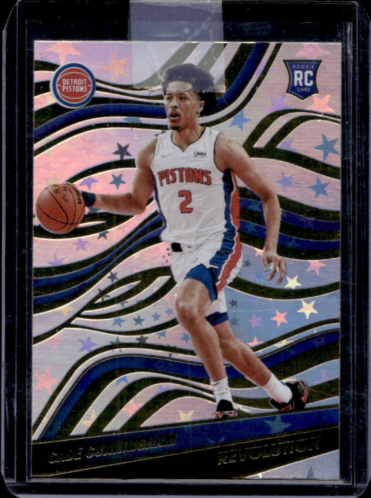 2021-22 Panini Revolution Cade Cunningham RC Astro Rookie #120 Pistons
