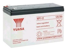 YUASA 12 VOLT 7AH RECHARGEABLE BATTERY 12V 7AH NP7-12 12v 7Ah 20HR APC