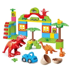 72pc Jurassic Dino Dinosaur Building Blocks Set – Compatible with Major Brands🦖