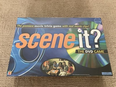 SCENE IT THE DVD GAME ORIGINAL MATTEL 1993 NEW AND SEALED!