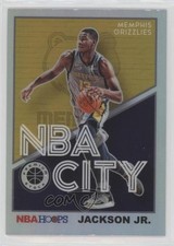 2019-20 Panini NBA Hoops Premium Stock NBA City Holo Jaren Jackson Jr #10 0c2