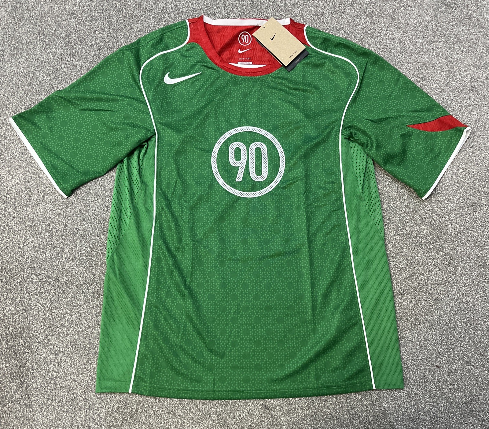 Nike Total 90 Jersey - Retro 90s Mexico - IB4216 306 - RRP: £60 - Medium (M)