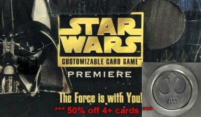 SWCCG Premiere Light Side C/U/R Singles [choose card] Star Wars CCG