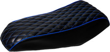 Blue Diamond Stitch Retro Seat Cover for Coleman CC100X Mini Bike 98Cc, Baja DB3