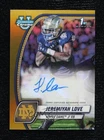 2024 Bowman U Chrome Prospect Auto Gold Refractor 2/50 Jeremiyah Love #PA-JLO