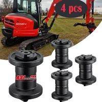 4x Replacement Bottom Track Roller For Kubota KX040-4 Mini Excavator