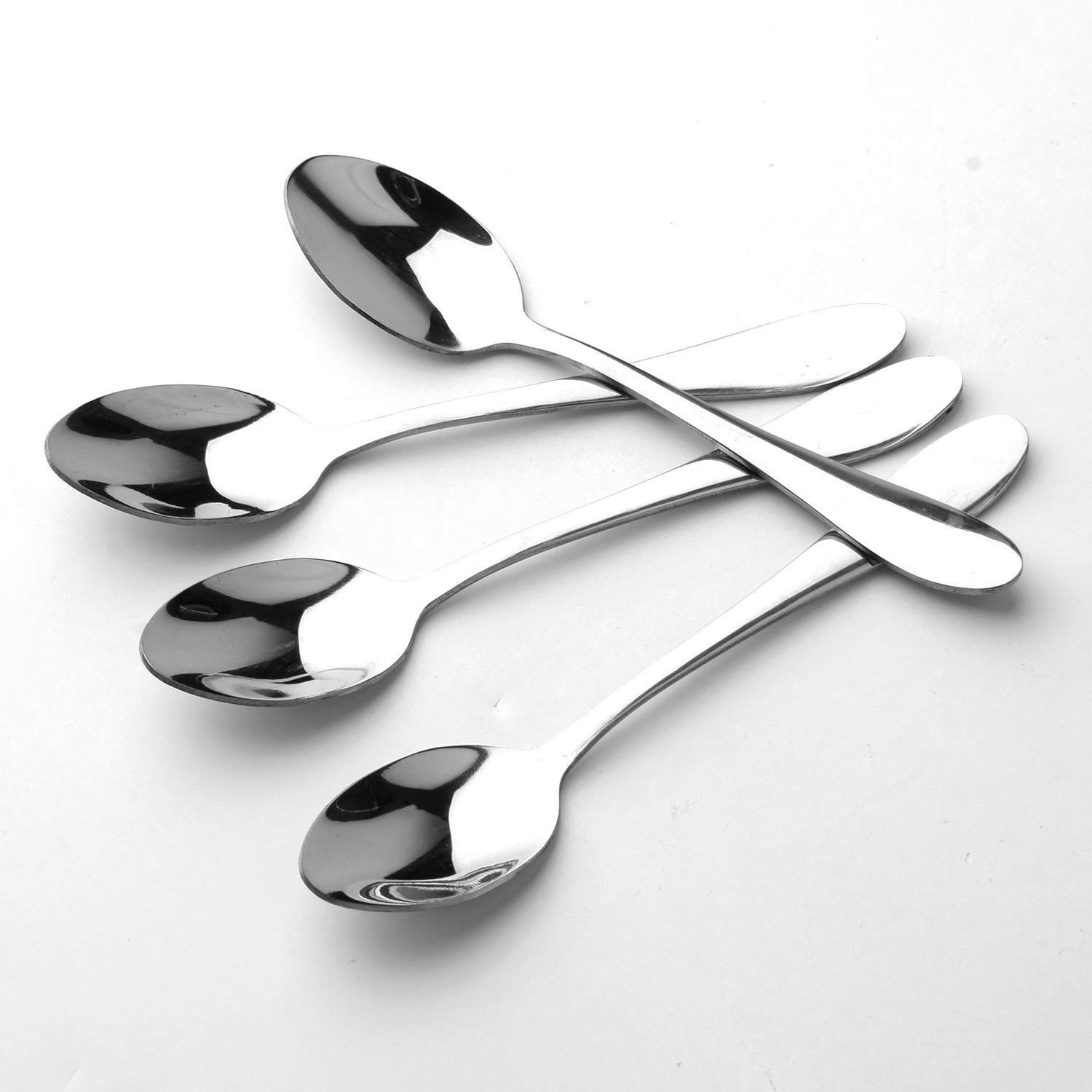 12pcs Stainless Steel Tea Dinner Server Spoon and Cake Fruit Forks Kitchen Ac...