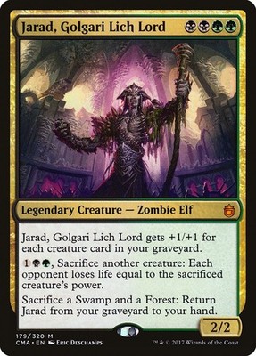 MTG Jarad, Golgari Lich Lord  - Commander Anthology #179