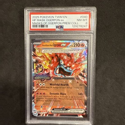 Hearthflame Mask Ogerpon ex 040/167 STAMPED Twilight Masquerade