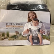 ACUMAS Baby Carrier Newborn To Toddler Black All Positions 7-44 Lbs