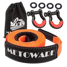 Heavy Duty Tow Strap Recovery Kit - 3" x 20ft 35,000lbs Tree Saver Winch