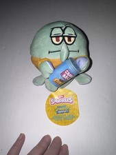 Snackles Zuru SpongeBob Squarepants Squidward Mystery Plush H15cm Rare VGC