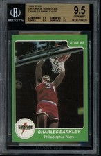 SP GEM MINT BVG 9! XRC ROOKIE 1985 STAR COMPANY GATORADE DUNK CHARLES BARKLEY RC