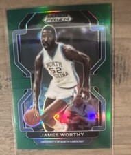 James Worthy Green Prizm Panini Prizm Draft Picks #21 North Carolina Tar Heels