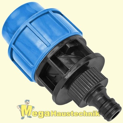 PP Klemmverbinder Fitting Übergang Adapter mit Stecker passend für Gardena