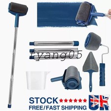 Paint Runner Pro Roller Brush Set Wall Painting Edger Handle DIY Tool Kit 8 Pack