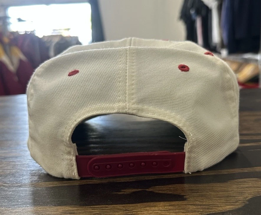 Vintage 90s Florida State Seminoles Sharktooth Logo Athletic Hat Cap Snap Back - Image 4 of 4