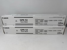 New Genuine Canon GPR-53 Toner Cartridge Lot of 2 - 2x Black OEM Sealed