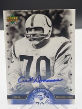ART DONOVAN AUTO ~ 2005 NFL LEGENDS FOOTBALL AUTOGRAPH #LS-AD ~ BALTIMORE COLTS