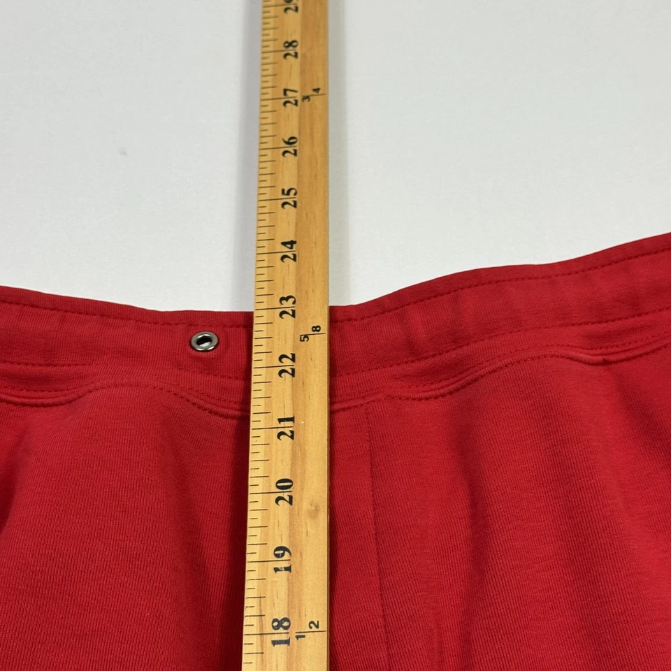 Polo Ralph Lauren Pantalones Cortos Para Hombres 4XB Rojo Tejido Salón Prendas para Dormir Pijama Grande Alto Foto 3 de 4