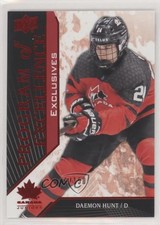 2019 Team Canada Juniors Program of Excellence Exclusives /150 Daemon Hunt 1tr
