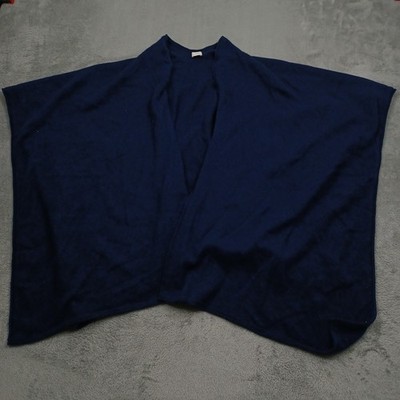 Poetry Sweater Womens One Size Blue Cashmere Lightweight Preppy