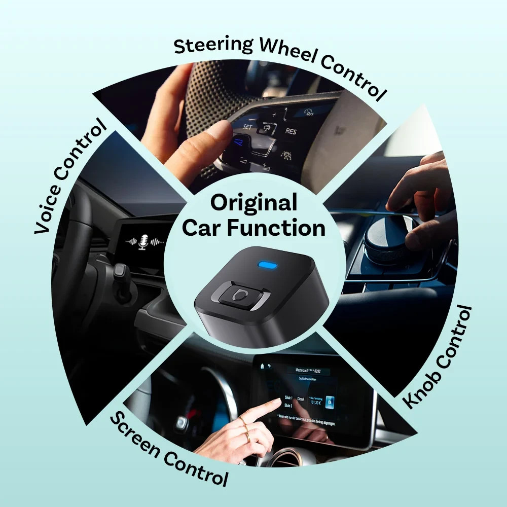OTTOCAST Adattatore Wireless CarPlay Android Auto Plug & Play Mini DOT Express - Miniatura 6