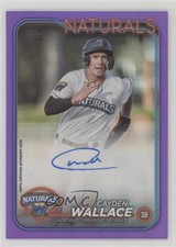 2024 Topps Pro Debut Purple Foil Auto 238/299 Cayden Wallace #PD-24 Auto 1j71