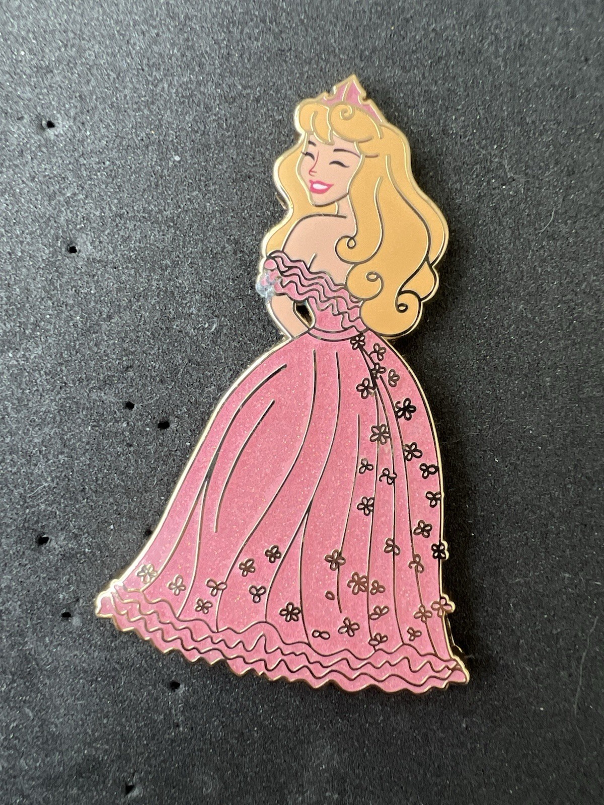 FLAWED - Disney FANTASY Pin - Sleeping Beauty Aurora Pink Dress
