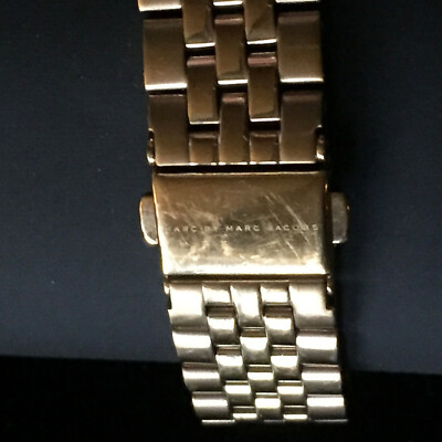 MARC by MARC JACOBS Fergus Chronograph Silver Dial Gold-tone 