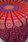  FAIR TRADE Purple mandala bedcover Cotton bedspread throw drape wallhanging NEW