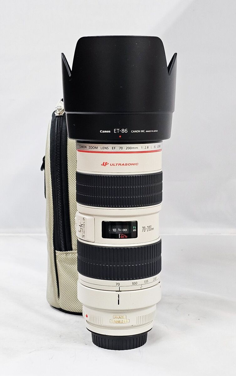 Canon EF 70-200mm f/2.8 L IS USM Lens (with case) S/N 379816 Canon EF 70-200mm f/2.8 L IS USM Lens (with case) S/N 379816
